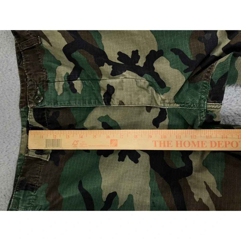 US Military Woodland Camo BDU Combat Pants Men 36x33 Cargo Propper Ripstop *Flaw